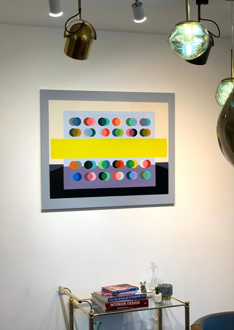 Original Contemporary Geometric Painting by Lilly Muth