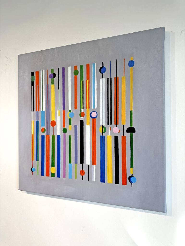 Original Geometric Painting by Lilly Muth