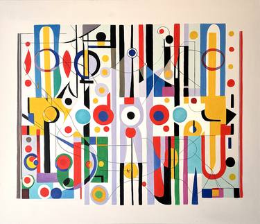 Original Geometric Paintings by Lilly Muth