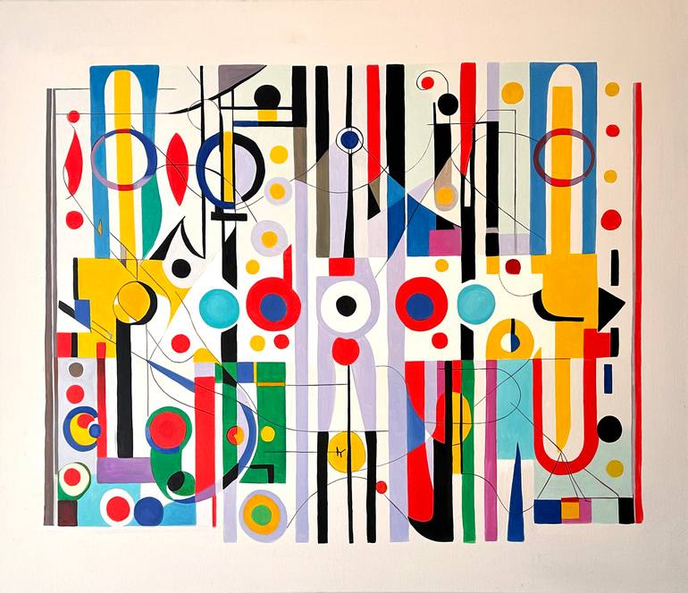 Support Structure Painting by Lilly Muth Saatchi Art