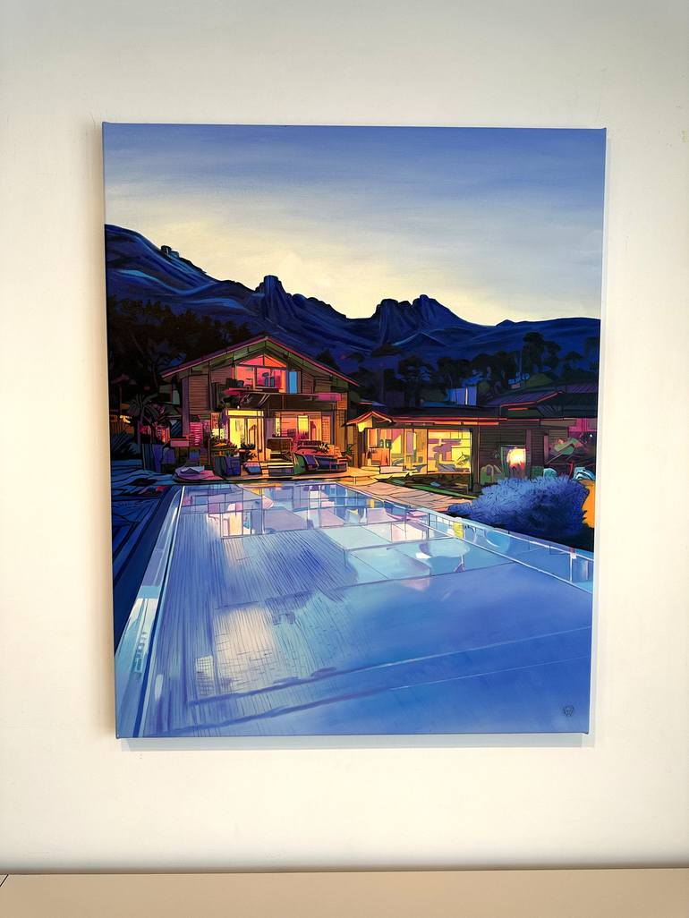 Original Contemporary Architecture Painting by Lilly Muth