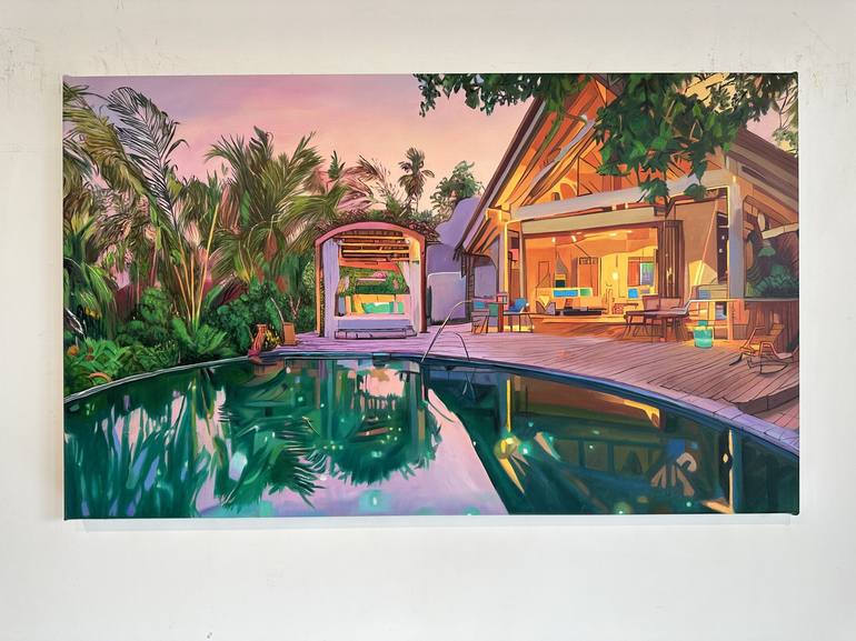 Original Contemporary Architecture Painting by Lilly Muth