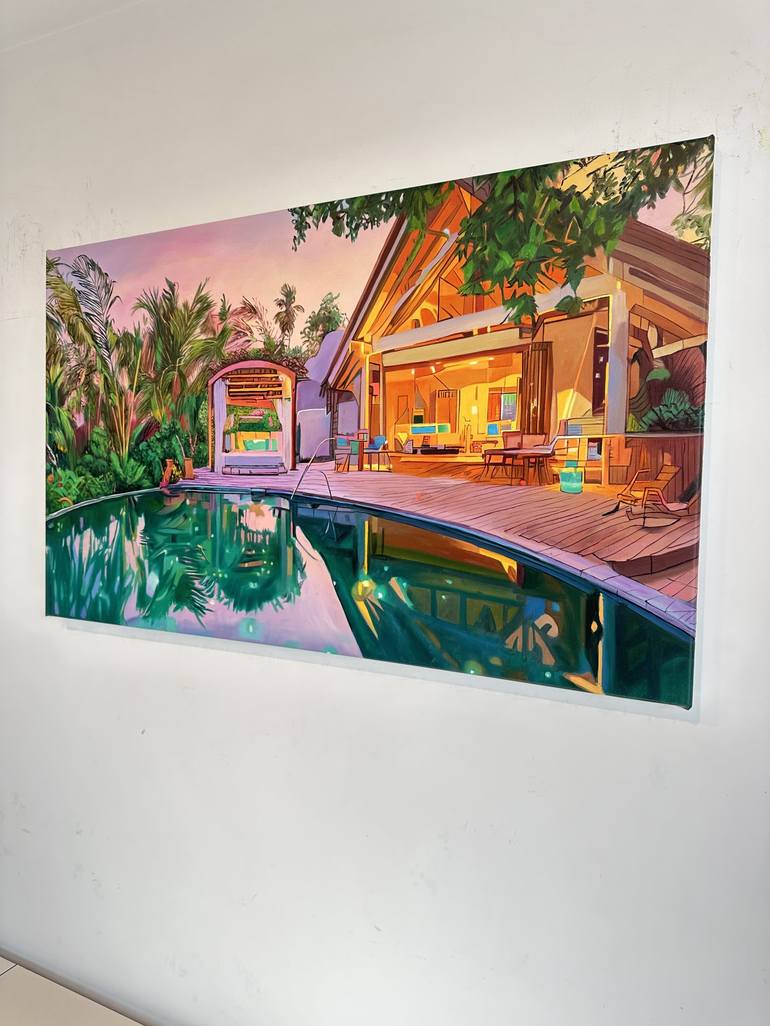 Original Contemporary Architecture Painting by Lilly Muth