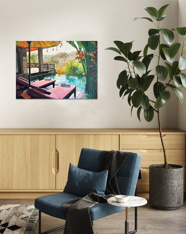 Original Contemporary Architecture Painting by Lilly Muth