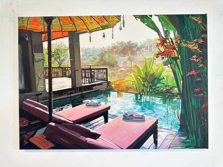 Original Contemporary Architecture Painting by Lilly Muth