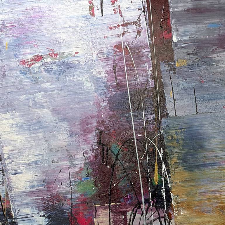 Original Abstract Expressionism Abstract Painting by Pietro Adamo