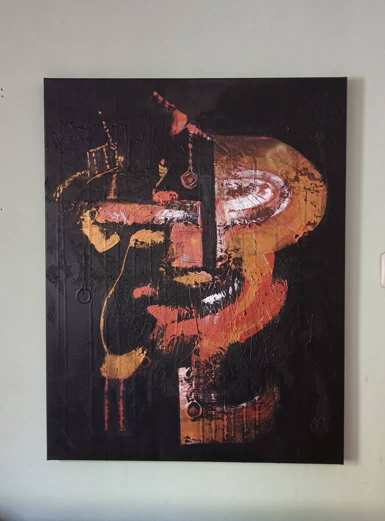 Original Abstract Expressionism Abstract Painting by Olivera Subic