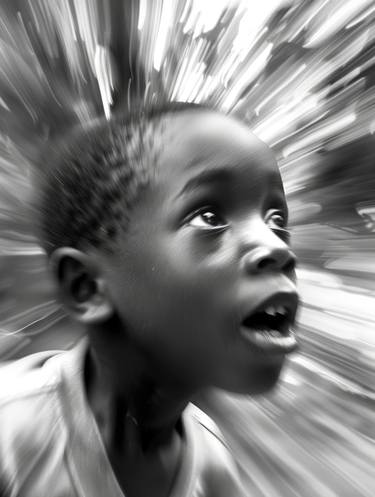 Portrait of an african boy thumb