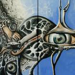 eyes - blue version by Thomas W. Bossert