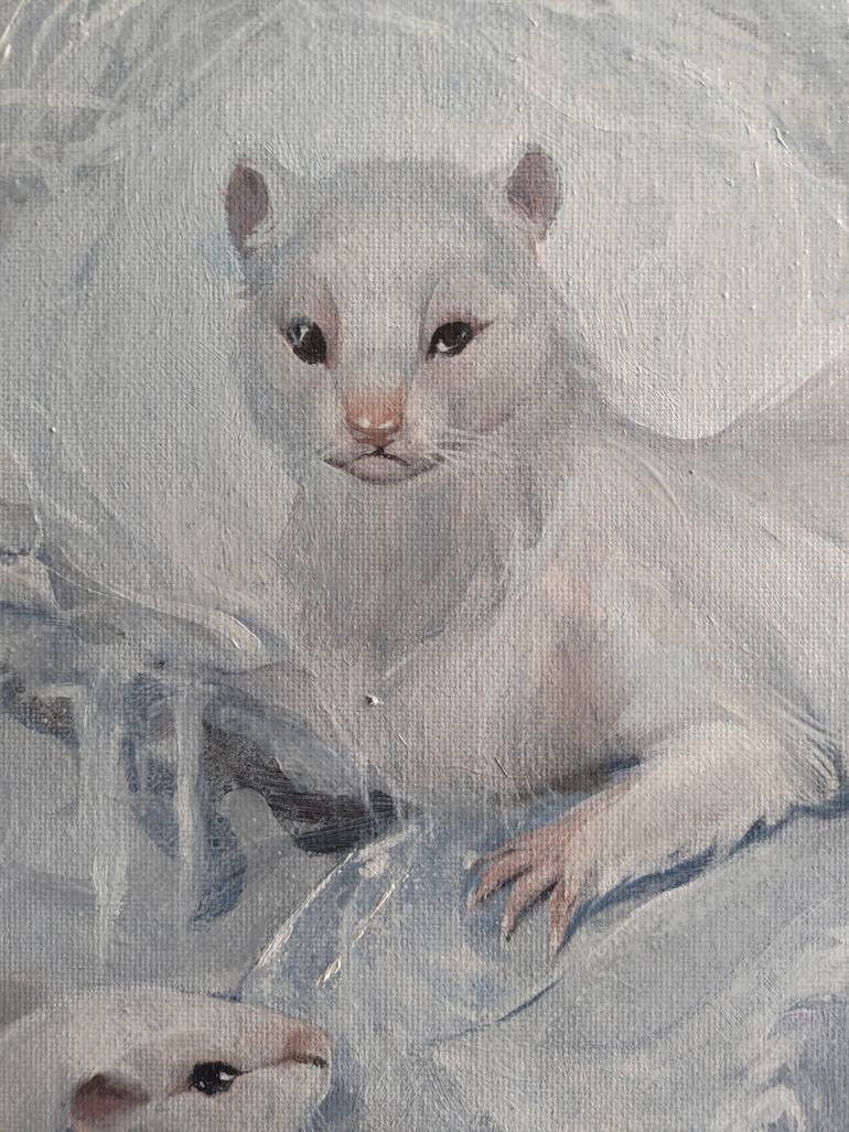 Original Symbolism Animal Painting by Sofia Barinova