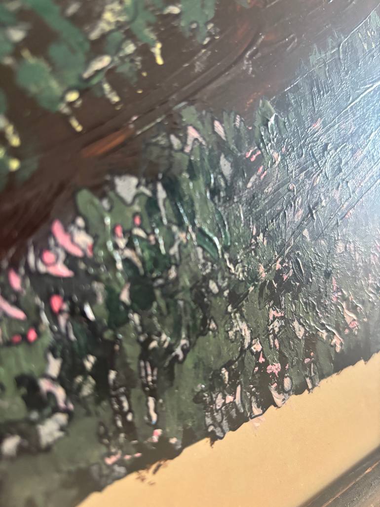Original Art Deco Nature Painting by Art By Yoti
