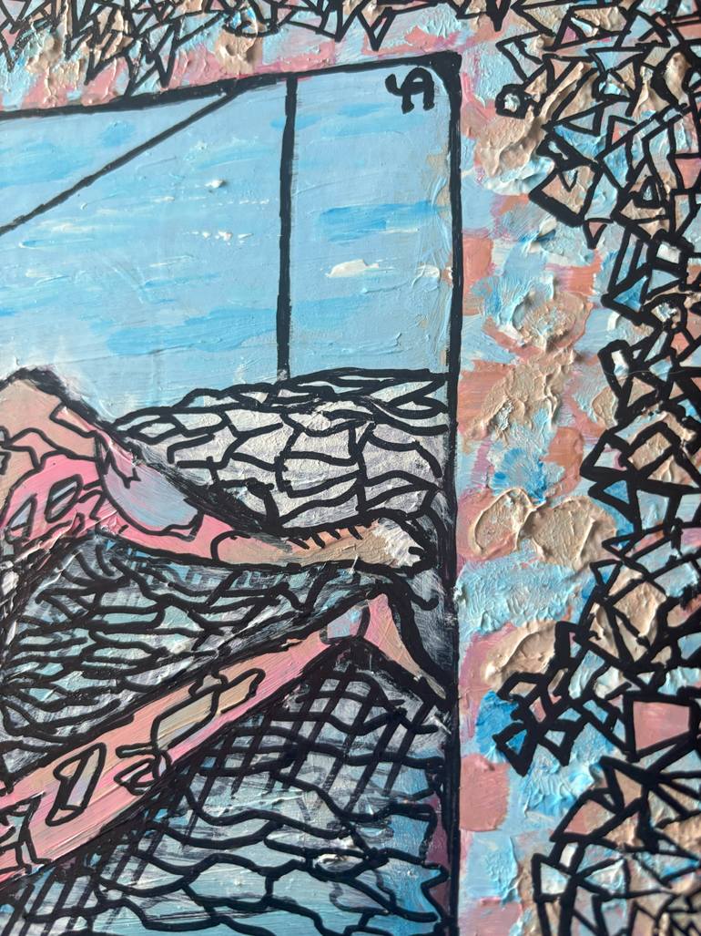 Original Abstract Expressionism Women Painting by Yotvat Rieder Aviram - Art By Yoti