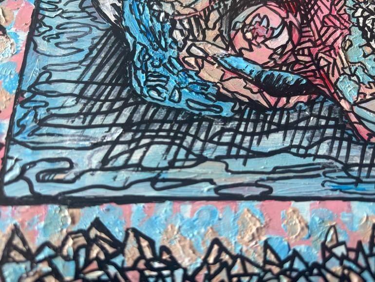 Original Abstract Expressionism Women Painting by Yotvat Rieder Aviram - Art By Yoti