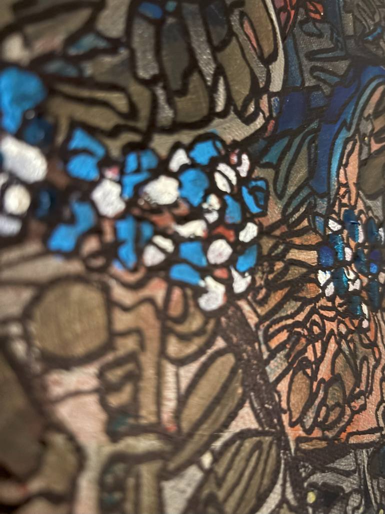 Original Contemporary Botanic Painting by Yotvat Rieder Aviram - Art By Yoti