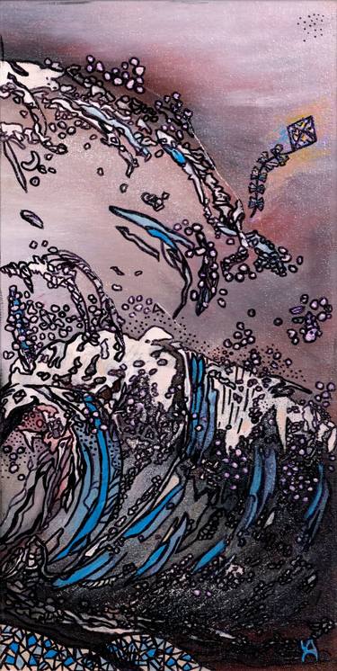 Print of Art Deco Seascape Paintings by Art By Yoti