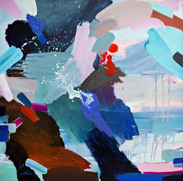Original Abstract Expressionism Abstract Paintings by Cristina Christensen
