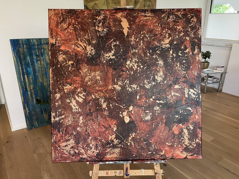 Original Art Deco Abstract Painting by Exclusive Arts