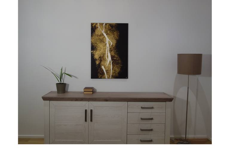 Original Abstract Erotic Mixed Media by Exclusive Arts