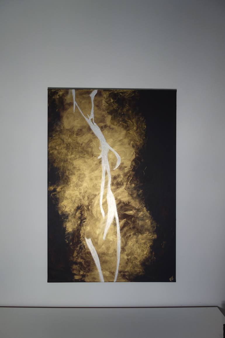 Original Abstract Erotic Mixed Media by Exclusive Arts
