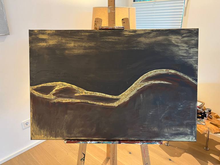 Original Abstract Erotic Mixed Media by Exclusive Arts