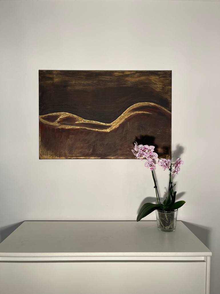 Original Abstract Erotic Mixed Media by Exclusive Arts