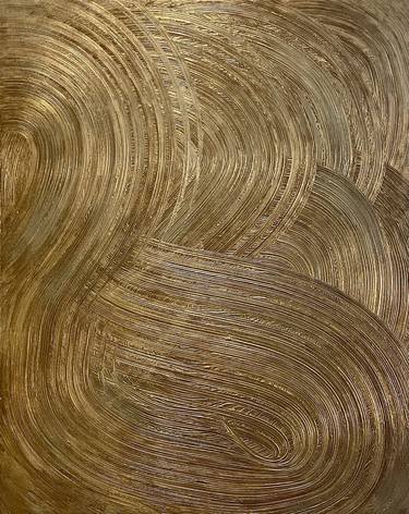 Original Art Nouveau Abstract Painting by Exclusive Arts