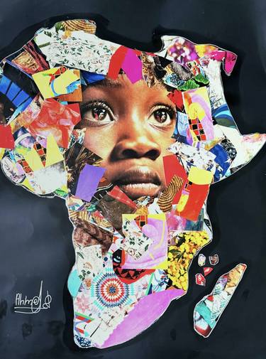 Original Pop Art People Collage by Ahmed Dargool