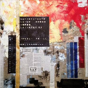 Original Abstract Collage by Ivan Colas