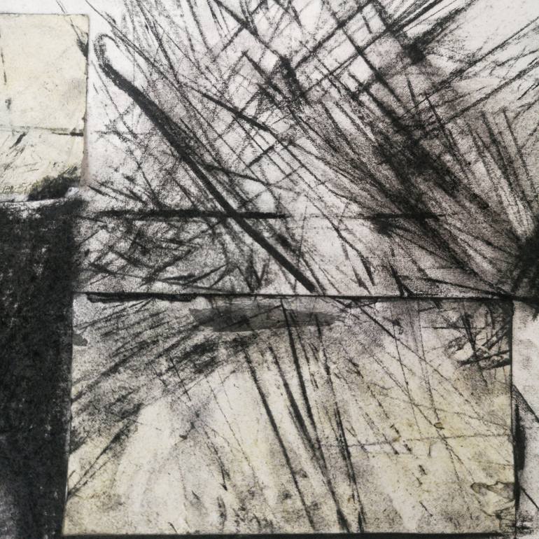 Original Black & White Abstract Drawing by Ivan Colas