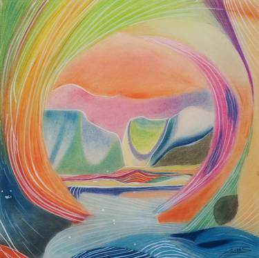 Original Abstract Nature Drawing by Ivan Colas