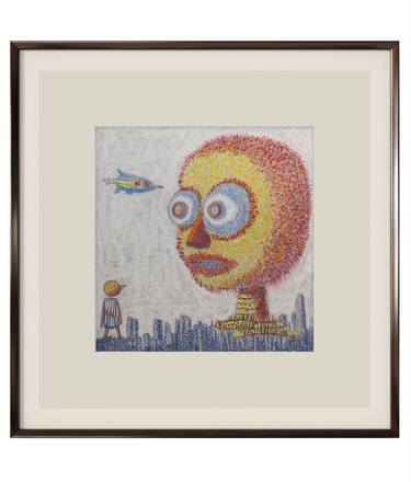 Original Abstract People Drawing by Ivan Colas