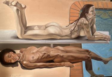 Original Realism Nude Paintings by Nutsa Margvelashvili