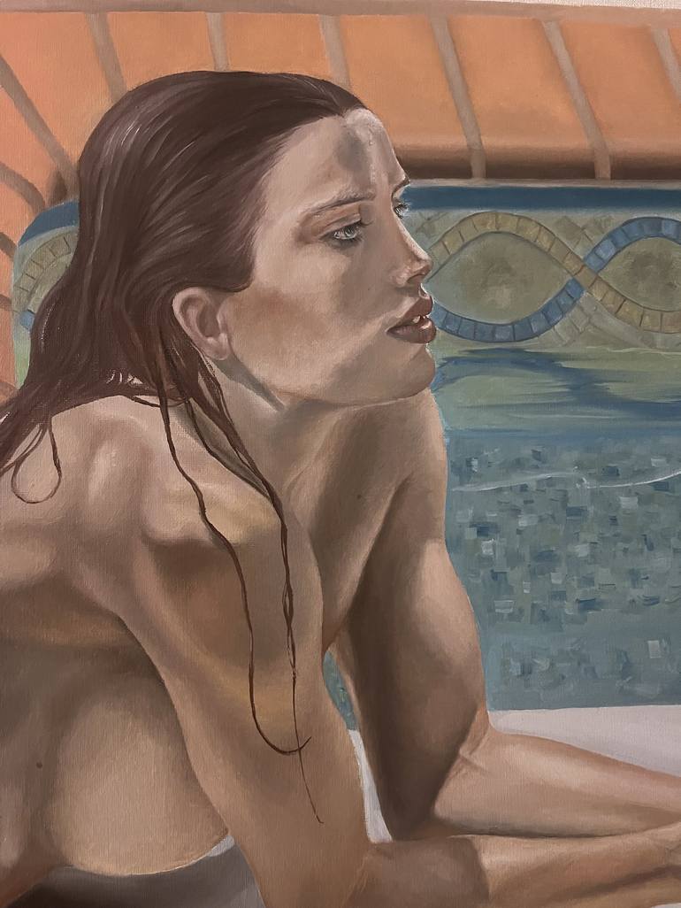 Original Nude Painting by Nutsa Margvelashvili