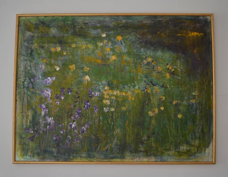 Original Impressionism Floral Painting by Jill Turney