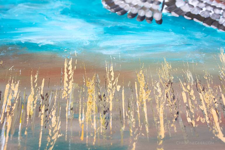 Original Contemporary Animal Painting by Christine Geier
