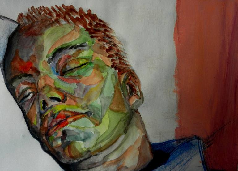 Original Expressionism Animal Painting by Sadik Mottola