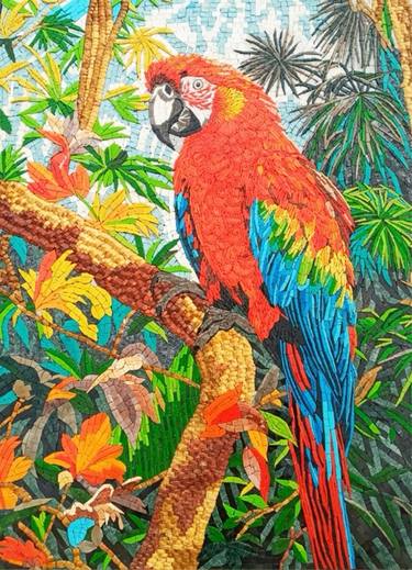 Parrot Mosaic Art thumb