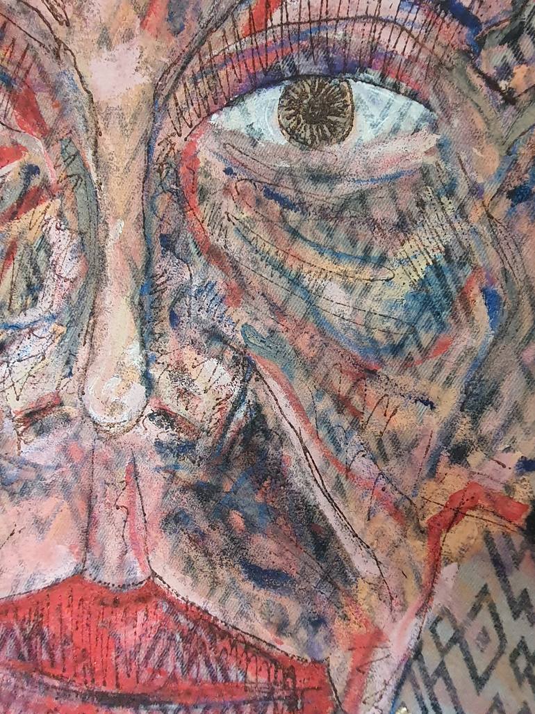 Original Abstract Expressionism Pop Culture/Celebrity Painting by Eli Emer