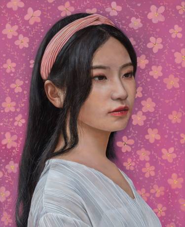 Original Figurative Fashion Paintings by Sihua Liu