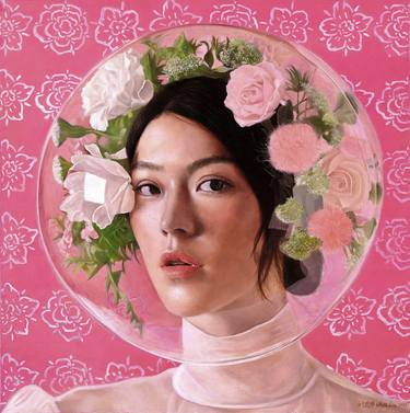 Original Realism Women Paintings by Sihua Liu
