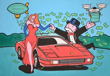 Original Pop Art Cartoon Paintings by Belafonte Art Gallery