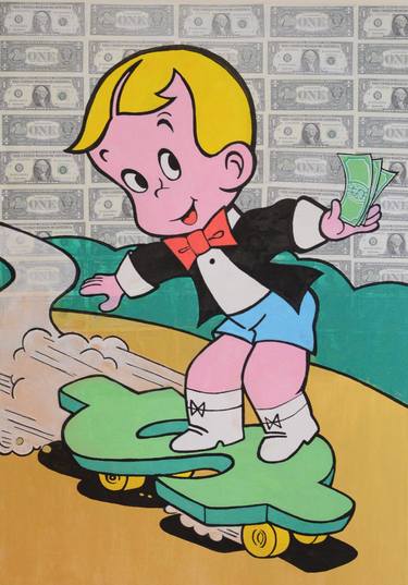 Original Pop Art Cartoon Paintings by Belafonte Art Gallery