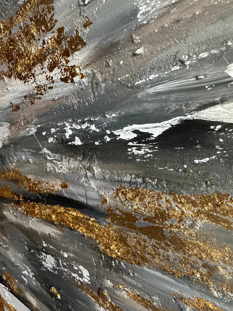 Original Minimalism Abstract Painting by Anastasija Mikulich