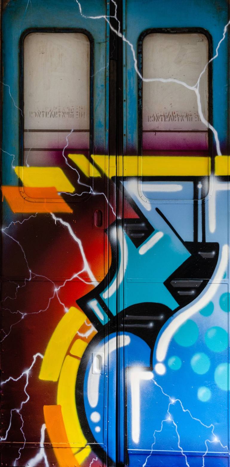 Print of Conceptual Graffiti Installation by Rubae Rubae
