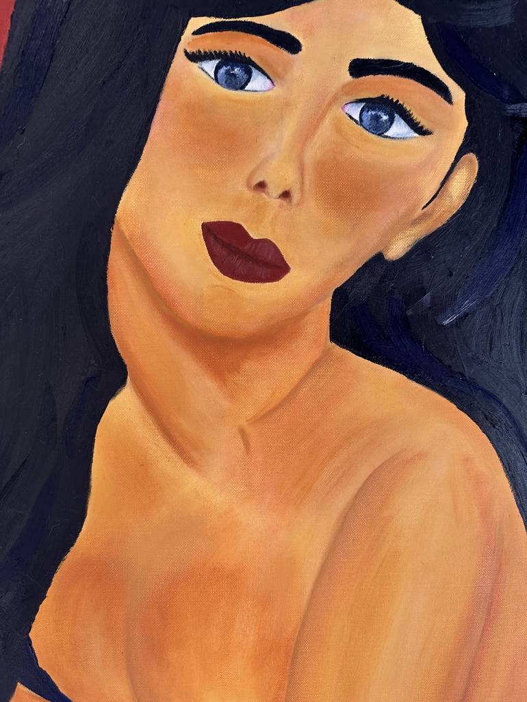 Original Portraiture Women Painting by Lisa Adaggi