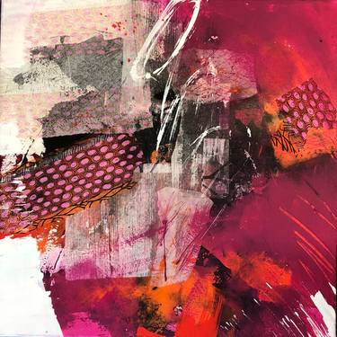 Original Abstract Collage by Andrea Becker-Aschauer