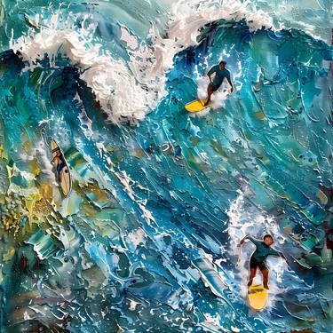 Surfing in the sun, artwork thumb