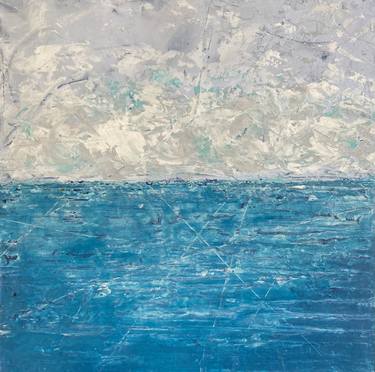 Original Abstract Expressionism Seascape Paintings by Julie Burleigh
