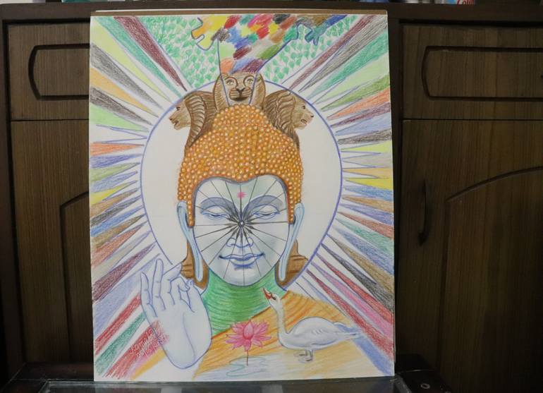 Original Conceptual Men Drawing by Kamal Raj Thakur