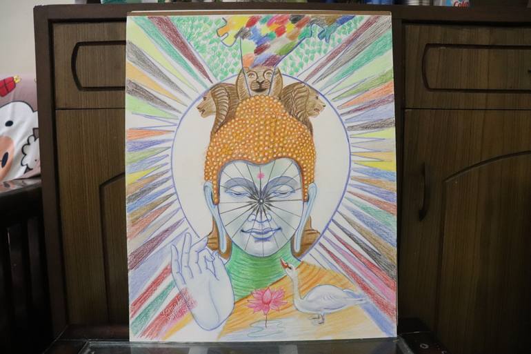 Original Conceptual Men Drawing by Kamal Raj Thakur